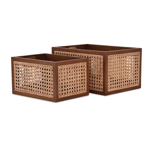 Jepara Rattan Wood Box Laundry