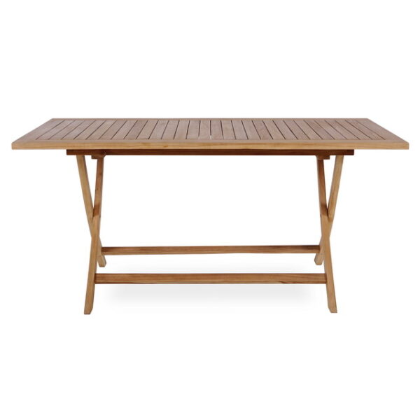 Java Rectangular Folding Table Outdoor Wooden Teak Garden Furniture